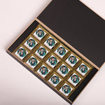 Luxurious Anniversary Chocolate Box with Name and Photo Printed on Chocolates Wrappers