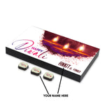 Shining Of Diyas - Personalised Chocolate Gift Box (with Printed Chocolates)