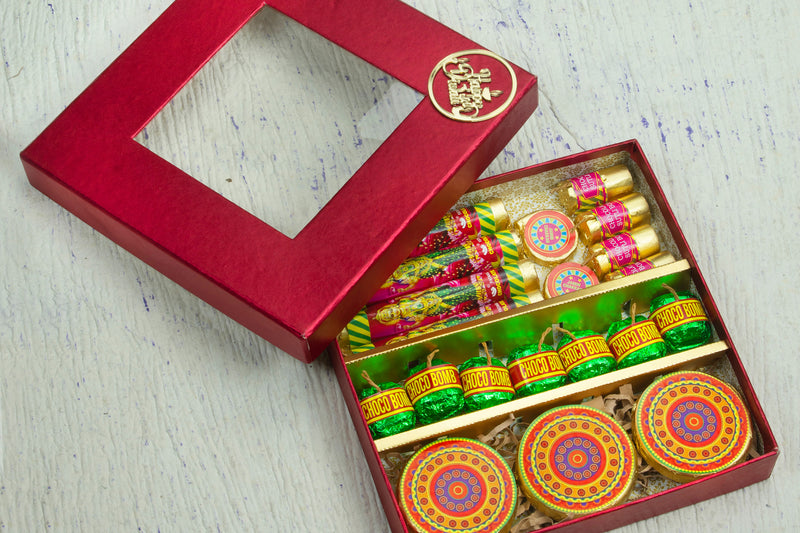 Läderach Elegant Gift Box: 8Pcs Assorted Pralines & Truffles Laderach India