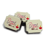 Shining Of Diyas - Personalised Chocolate Gift Box (with Printed Chocolates)