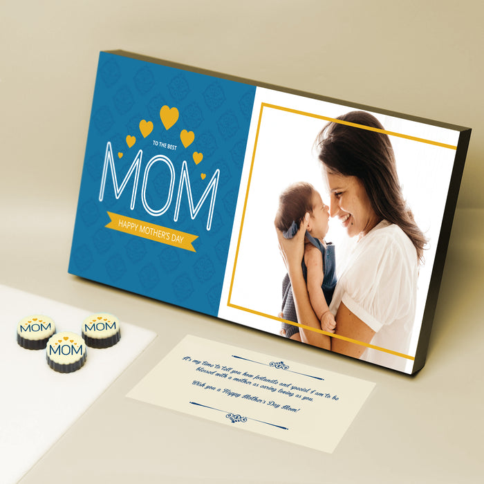 Personalised Mother's Day Gift With Printed Chocolate