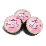 Romantic Kiss Day Chocolate Gift Box, With Name and photo