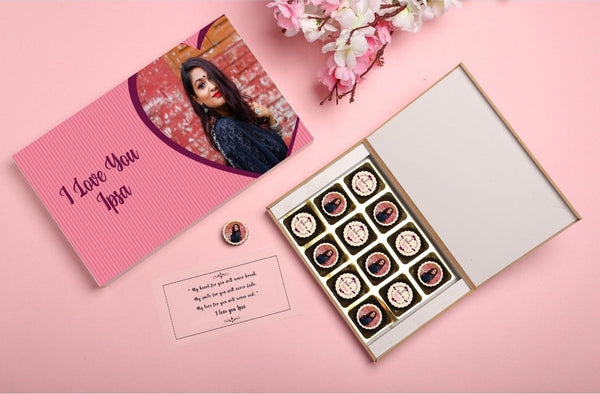 Missing You and Infuz gourmet filled chocolates gift box