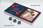 Elegant Personalized Valentine's Day Gift with Chocolates