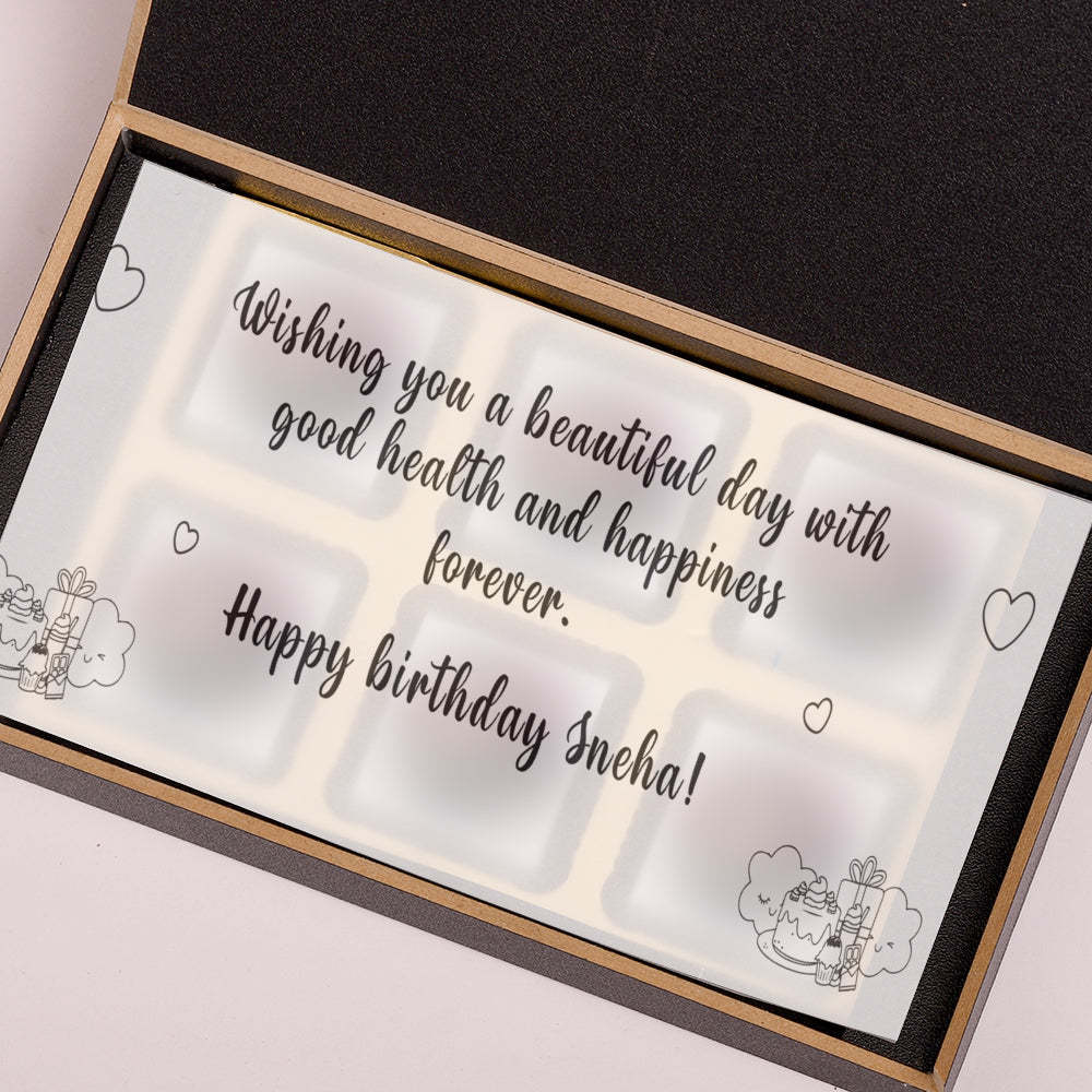 Real Foil Print Personalised Birthday Gift Box With Name and Age,  Personalized Gift Box - Etsy