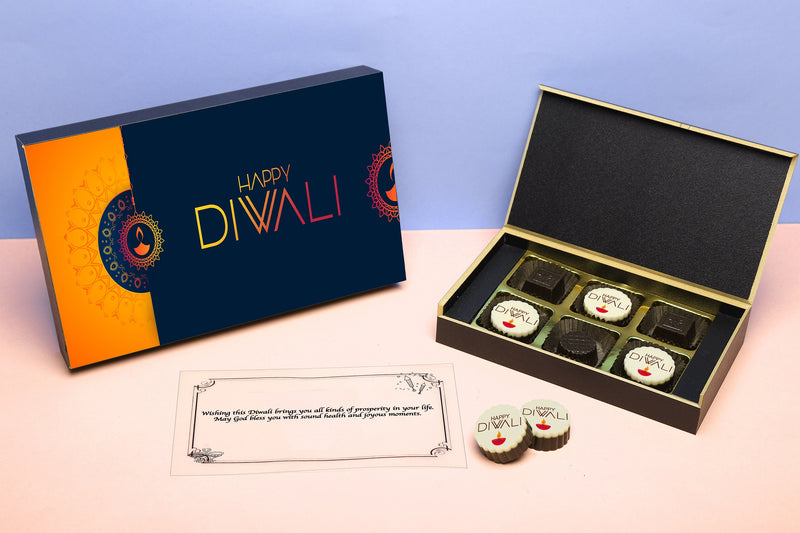 Bright Diwali Personalised Ferrero Rocher Box ( Chocolate Gift Box ) -  Kalpa Florist