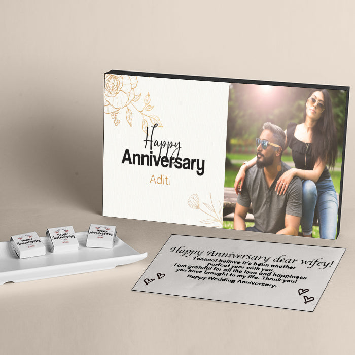 Amazon.com: Personalized Cotton Anniversary Gift for Her | 2 Year Anniversary  Gift for Wife | Wedding Day Gift for Sister and Brother in Law : Handmade  Products
